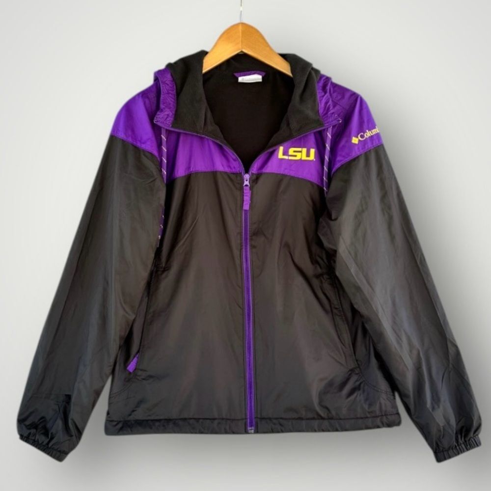 🎉5 for $45🎉 columbia LSU jacket size XS